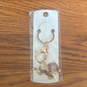 Mint elephant keychain